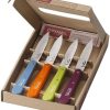 Opinel Colored Paring Knives - Set Of 4 -All-Clad Shop 001381 coffret 112 acidules ouvert1200 800x