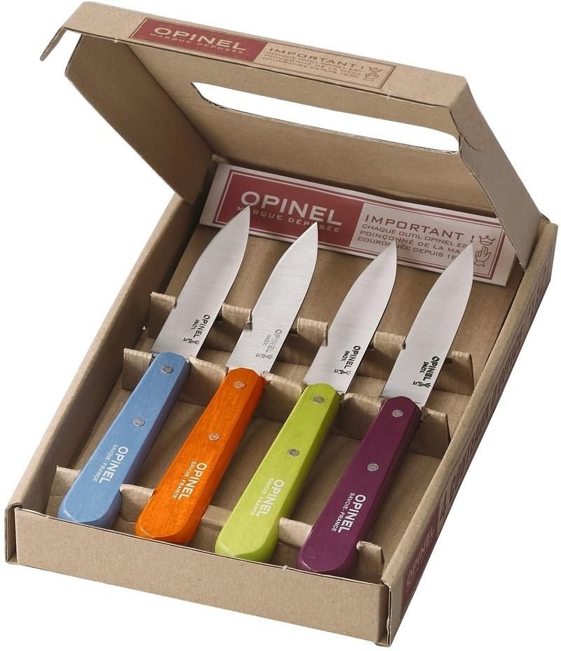 Opinel Colored Paring Knives - Set of 4 Opinel Colored Paring Knives - Set Of 4 -All-Clad Shop