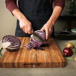 TeakHaus Edge Grain Carving Board W/Hand Grip (Rectangle) | 24" X 18" X 1.5" 5 TeakHaus Edge Grain Carving Board W/Hand Grip (Rectangle) | 24" X 18" X 1.5" -All-Clad Shop 01.2 tratitional 107