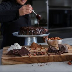 TeakHaus Edge Grain Carving Board W/Hand Grip (Rectangle) | 20" X 15" X 1.5" -All-Clad Shop 01.7 traditional 106 1