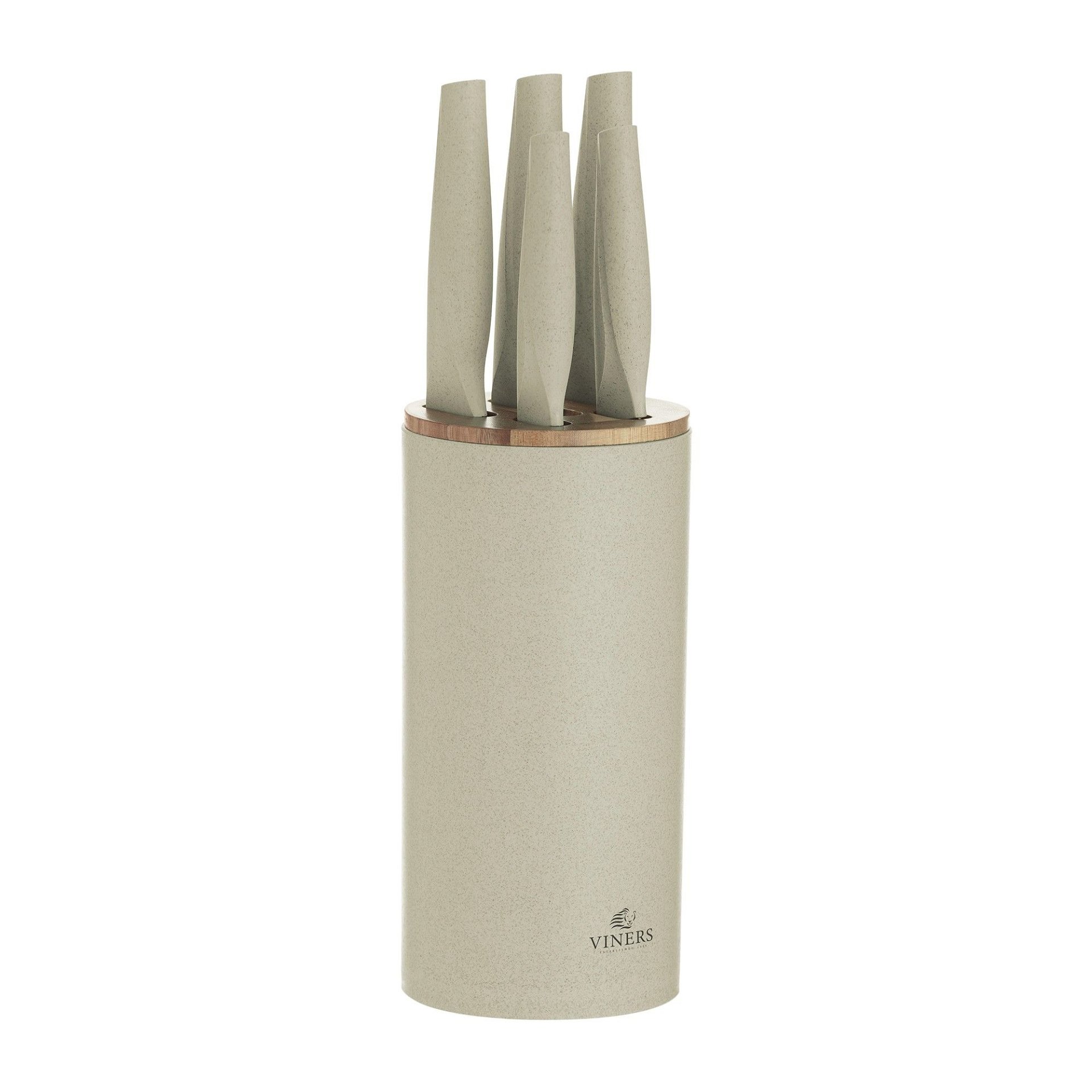 Viners Organic Natural Knife Block Set | 6-Piece Viners Organic Natural Knife Block Set | 6-Piece -All-Clad Shop 0305.186 1 1