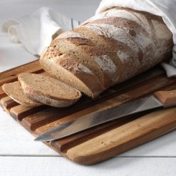 TeakHaus Edge Grain Bread Board | 16" X 11" X 0.55" -All-Clad Shop 04.1 essential 409 1