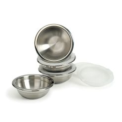 RSVP International RSVP Endurance Stainless Steel Prep Bowls And Lids Set