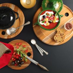 TeakHaus Lunar Boards (Set Of 3) | 15.25" X 1.75" -All-Clad Shop 09.10 specialty 908