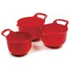 Norpro 3-Piece Mixing Bowl Set | Red -All-Clad Shop 1020 1