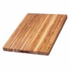 TeakHaus Edge Grain Carving Board W/Hand Grip (Rectangle) | 24" X 18" X 1.5" -All-Clad Shop 107 traditional 1