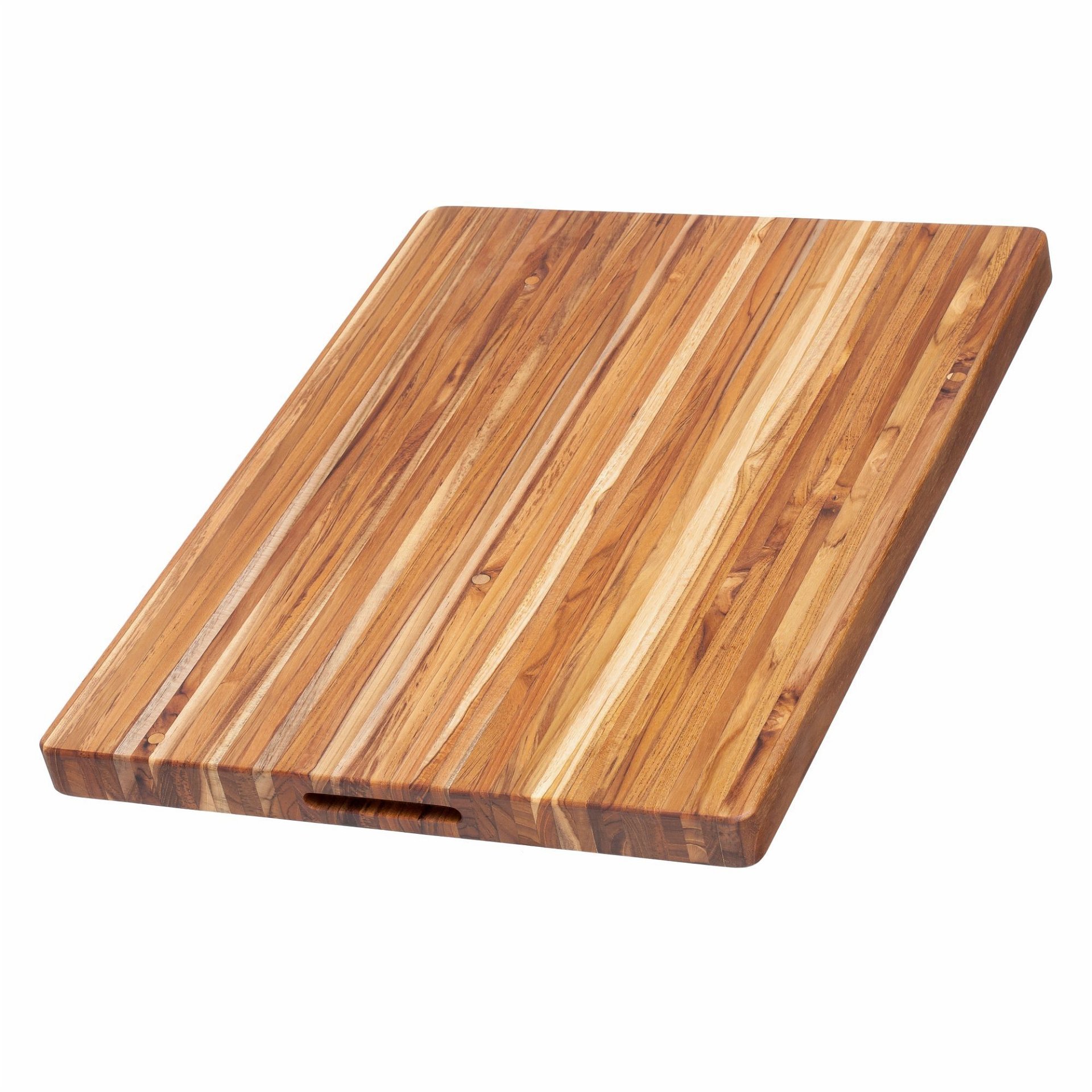 TeakHaus Edge Grain Carving Board w/Hand Grip (Rectangle) | 24" x 18" x 1.5" TeakHaus Edge Grain Carving Board W/Hand Grip (Rectangle) | 24" X 18" X 1.5" -All-Clad Shop 107 traditional 1