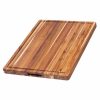 TeakHaus Edge Grain Carving Board W/Hand Grip + Juice Canal (Rectangle) | 24" X 18" X 1.5" With Board Seasoning Stick 1 TeakHaus Edge Grain Carving Board W/Hand Grip + Juice Canal (Rectangle) | 24" X 18" X 1.5" With Board Seasoning Stick -All-Clad Shop 108 traditional