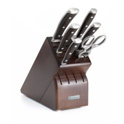 Wusthof Cutlery Wusthof Ikon Blackwood 7-Piece Knife Block Set