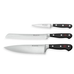 Wusthof Cutlery Wusthof Classic 3-Piece Starter Knife Set | Cook's, Bread & Paring