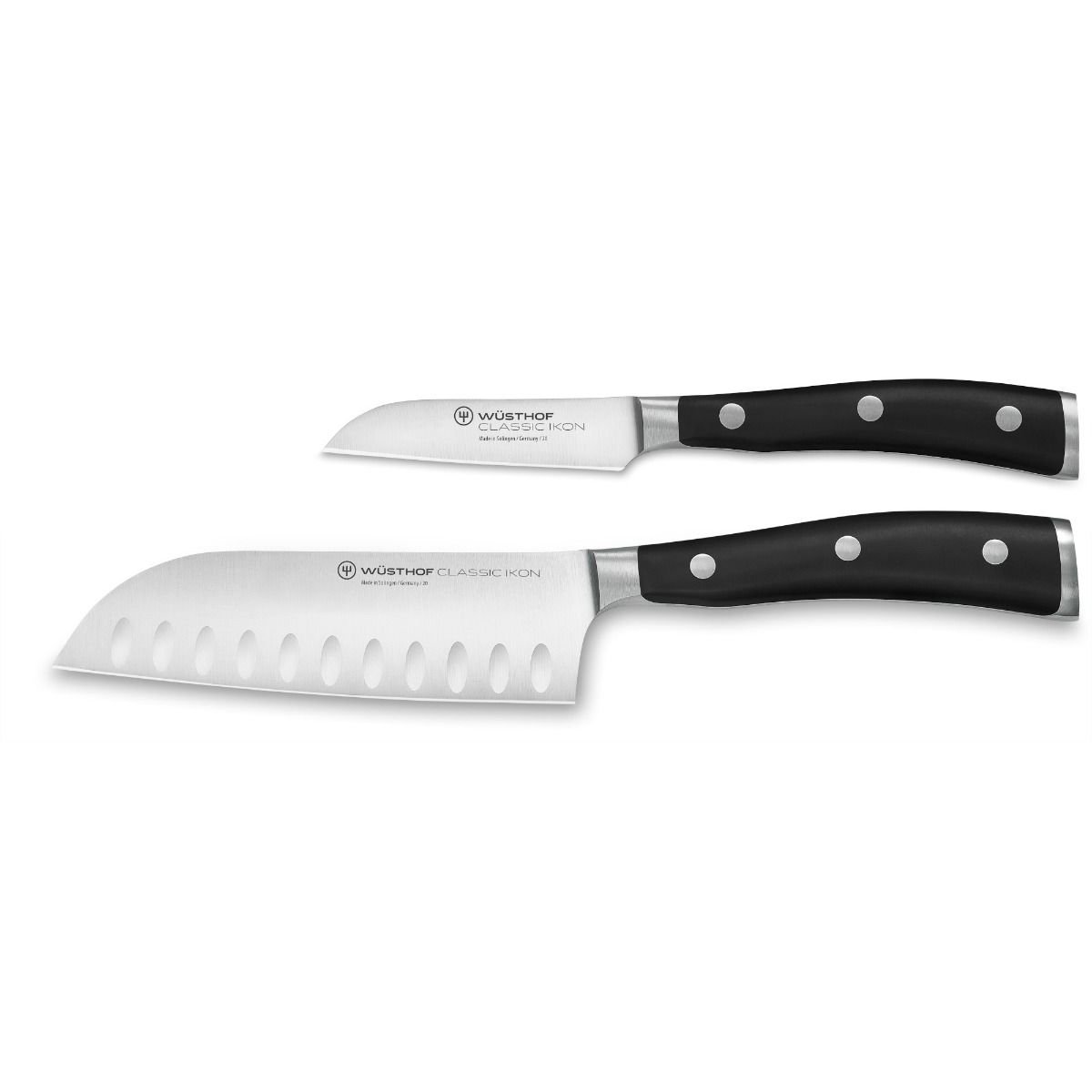 Wusthof Classic Ikon 2-Piece Mini Asian Knife Set Wusthof Cutlery Wusthof Classic Ikon 2-Piece Mini Asian Knife Set -All-Clad Shop 1120360211 clik 2pc mini asian set