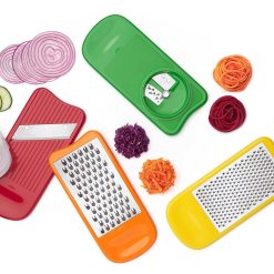 OXO Good Grips Spiralize Grate & Slice Set -All-Clad Shop 11243900 oxo spiralize grate slice set 3