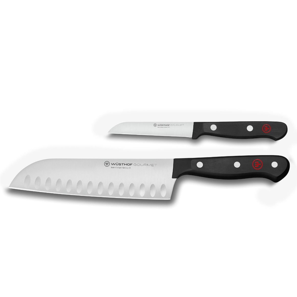 Wusthof Gourmet 2-Piece Asian Knife Set | Santoku & Paring Wusthof Cutlery Wusthof Gourmet 2-Piece Asian Knife Set | Santoku & Paring -All-Clad Shop 1125060202 2pc asian cooks set 1