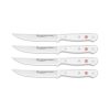 Wusthof Cutlery Wusthof Gourmet 4-Piece Steak Knife Set | White Handles 2 Wusthof Cutlery Wusthof Gourmet 4-Piece Steak Knife Set | White Handles -All-Clad Shop 1125460401 d675d9b6 ed07 4775 954f 71f07a30c99c