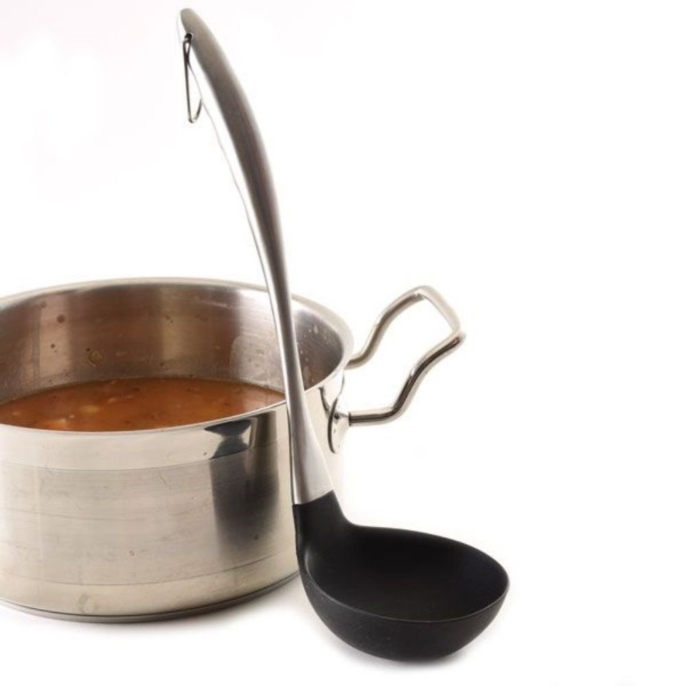 Norpro Stainless Steel and Silicone | Soup Ladle Norpro Stainless Steel And Silicone | Soup Ladle -All-Clad Shop 1330 withstockpotw