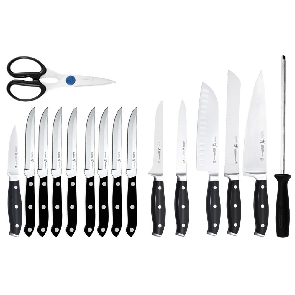 J.A. Henckels International Forged Knife Block Set - 17 Piece J.A. Henckels International Forged Knife Block Set - 17 Piece -All-Clad Shop 16935 017 2