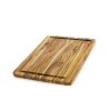 TeakHaus Edge Grain Carving Board + Juice Canal | 16" X 12" -All-Clad Shop 16x12 pt2