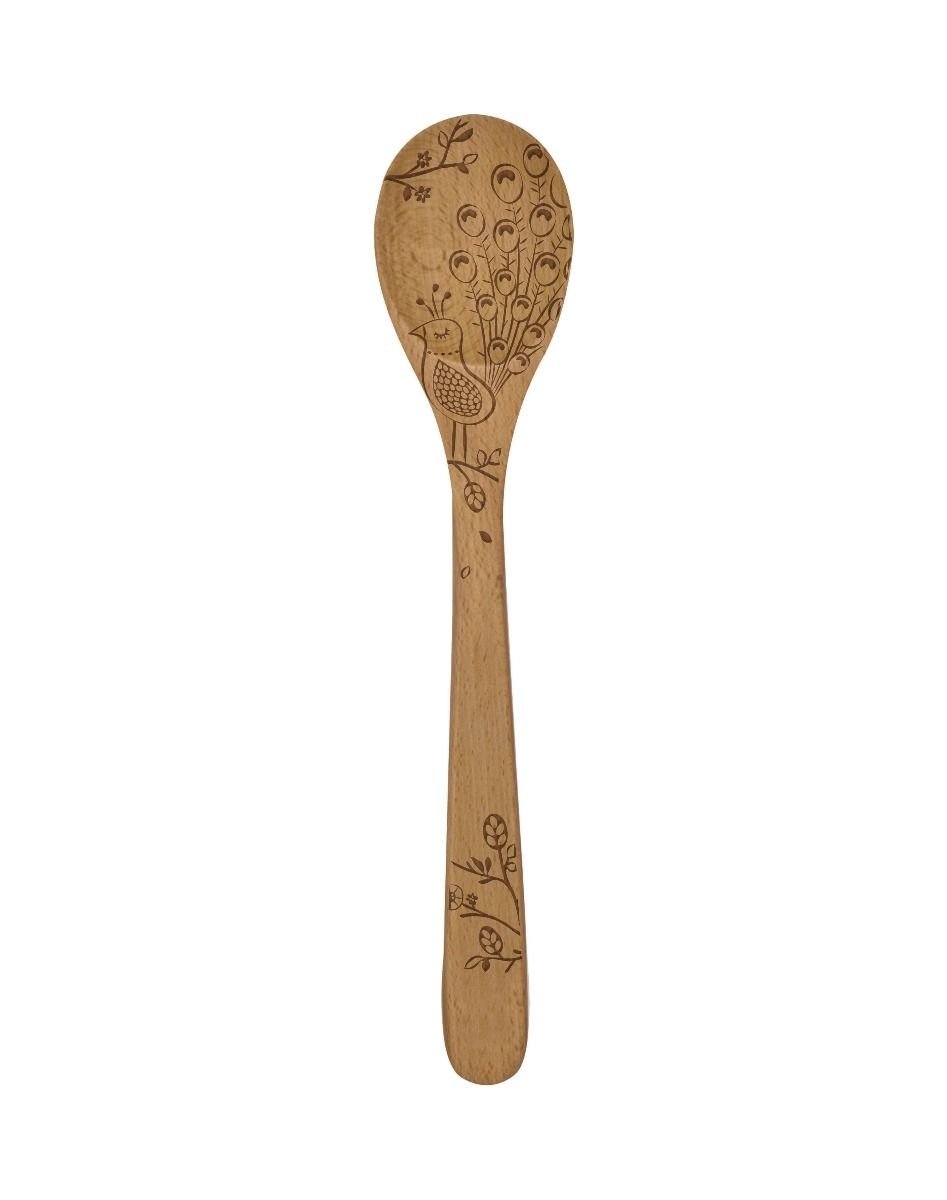12" Beechwood Mixing Spoon | Woodland Collection Talisman Designs 12" Beechwood Mixing Spoon | Woodland Collection -All-Clad Shop