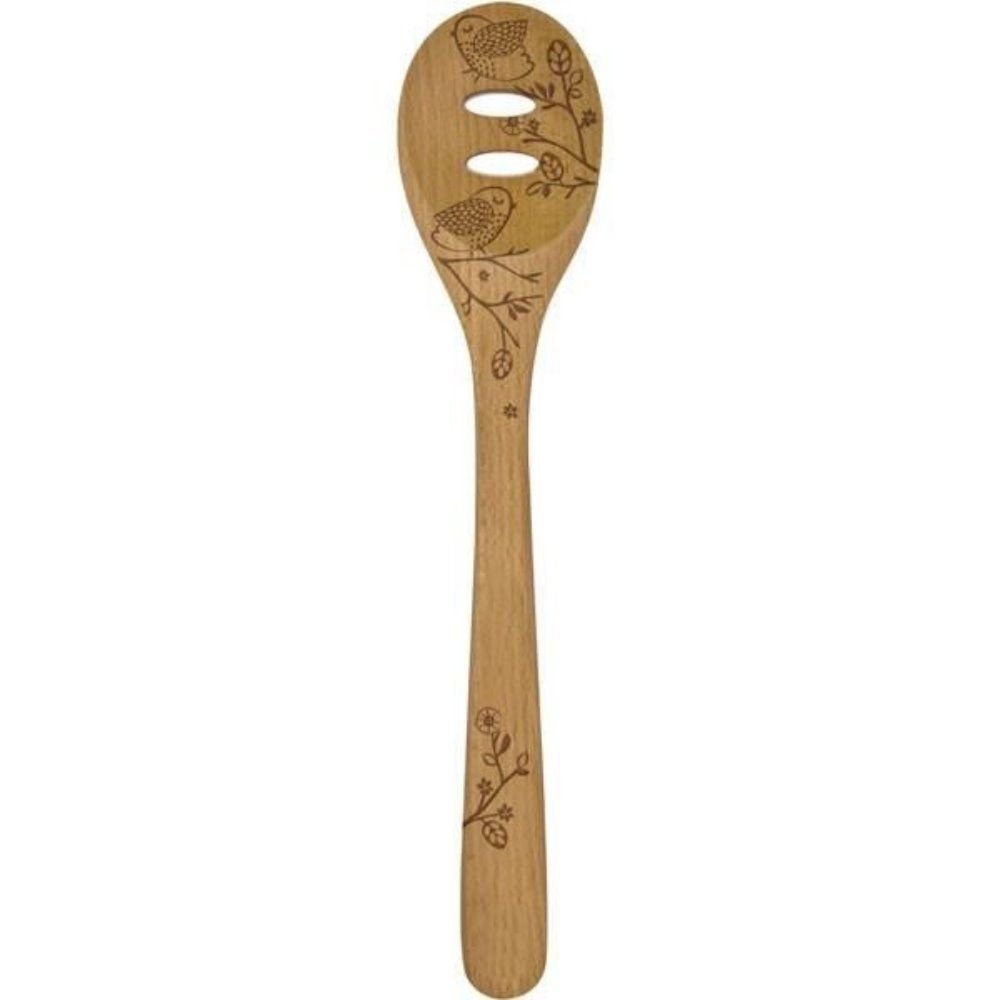 12" Beechwood Slotted Spoon | Woodland Collection Talisman Designs 12" Beechwood Slotted Spoon | Woodland Collection -All-Clad Shop
