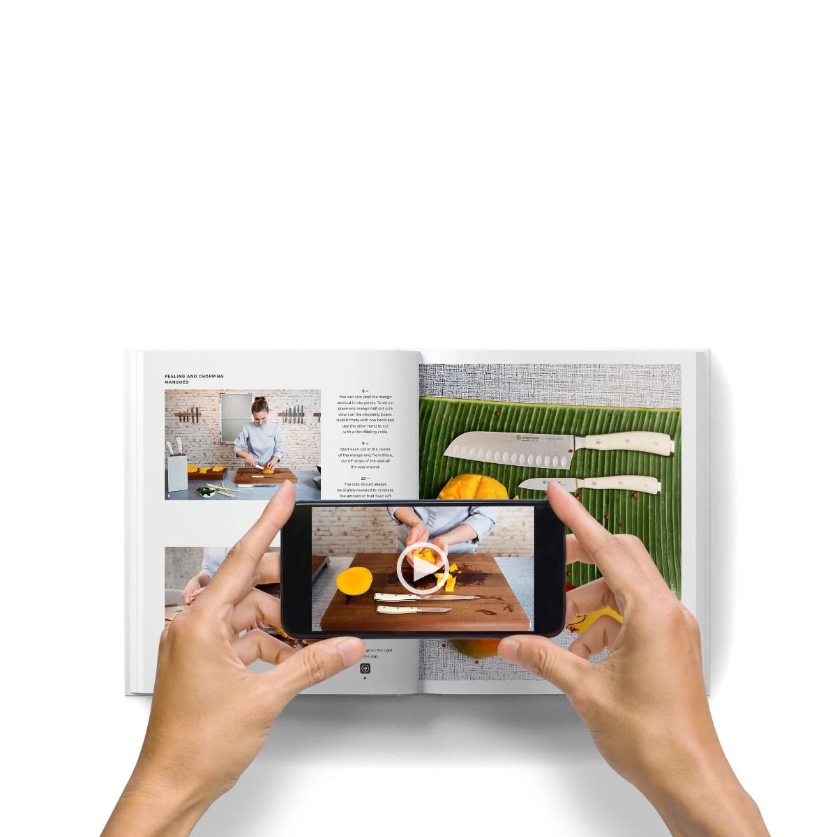 Wusthof Knives: Beyond Blades with Interactive App Wusthof Cutlery Wusthof Knives: Beyond Blades With Interactive App -All-Clad Shop 194 27100160 1 book preview vide