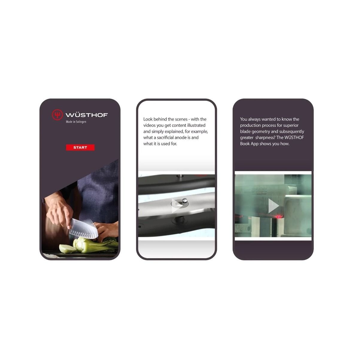 Wusthof Knives: Beyond Blades with Interactive App Wusthof Cutlery Wusthof Knives: Beyond Blades With Interactive App -All-Clad Shop 195 27100160 1 book preview app