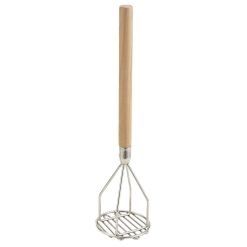 Winco 4" X 18" Round Potato Masher