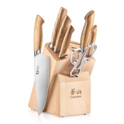 Cangshan Cutlery Oliv Series 8-Piece Knife Block Set