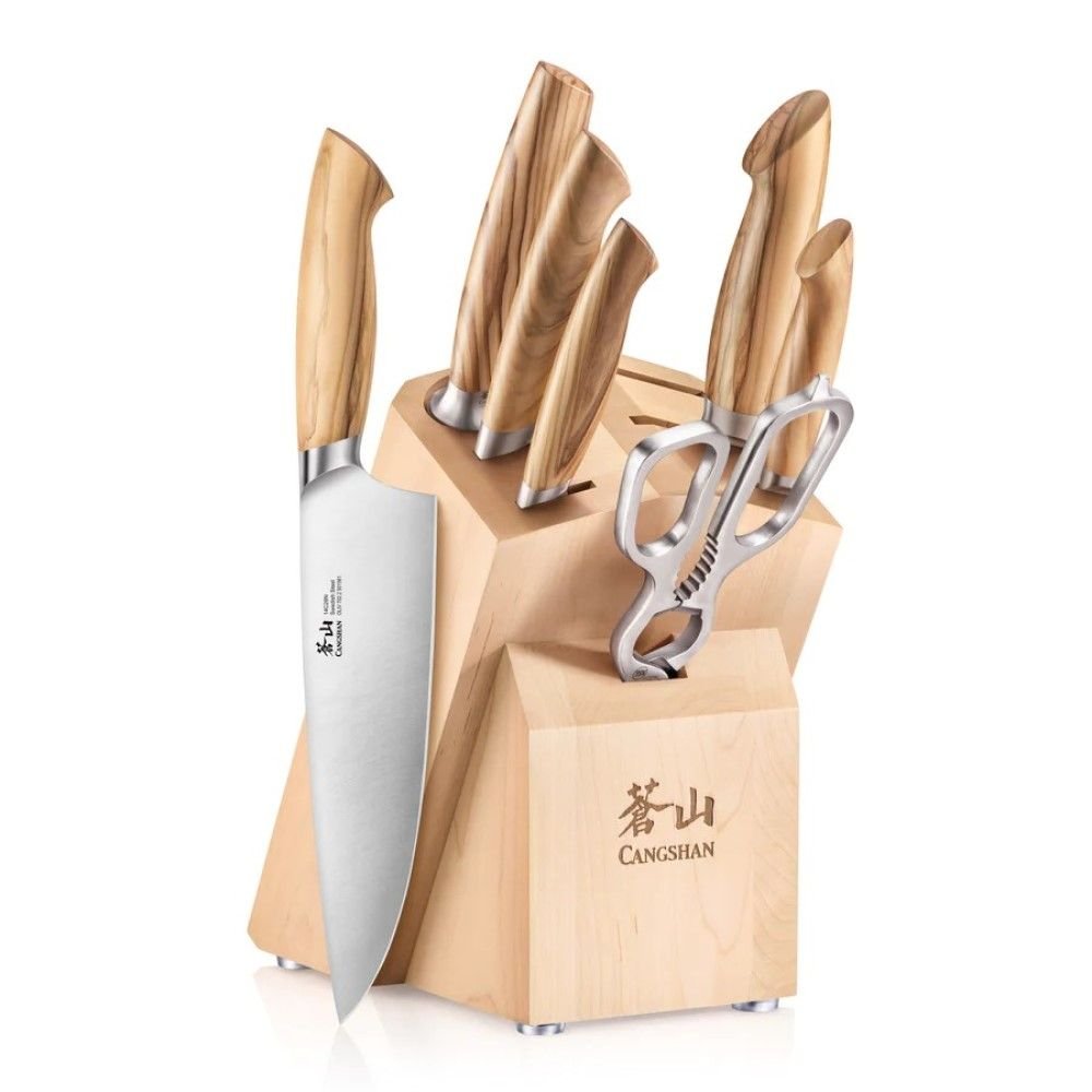 Cangshan Cutlery Oliv Series 8-Piece Knife Block Set Cangshan Cutlery Oliv Series 8-Piece Knife Block Set -All-Clad Shop 1 f0ad6c0e b6db 4ca5 bb8b 12bcc3
