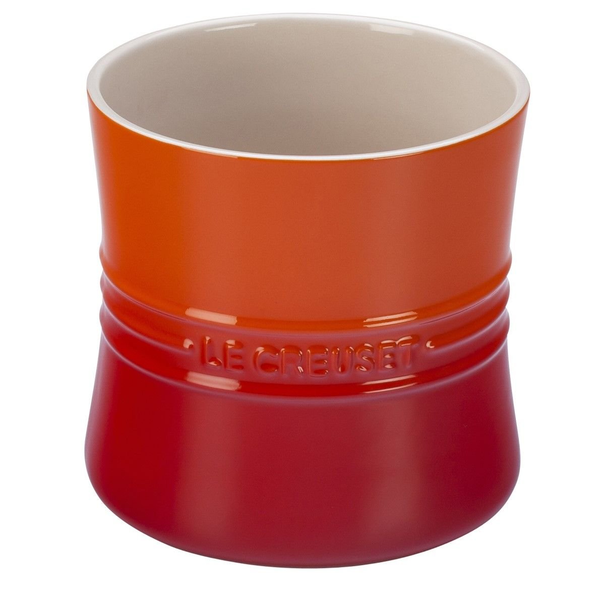 Le Creuset Large Utensil Crock | Flame Orange Le Creuset Large Utensil Crock | Flame Orange -All-Clad Shop 2.75 qt utensil crock flame 1 1 1