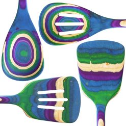 Totally Bamboo Baltique® 4-Piece Cooking Utensil Set | Mumbai -All-Clad Shop 20 9638mumbai 4pcset jumble