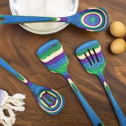 Totally Bamboo Baltique® 4-Piece Cooking Utensil Set | Mumbai -All-Clad Shop 20 9638mumbai 4pcset ls1