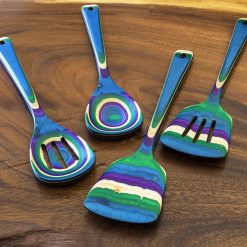 Totally Bamboo Baltique® 4-Piece Cooking Utensil Set | Mumbai -All-Clad Shop 20 9638mumbai 4pcset wood3