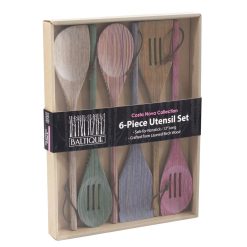 Totally Bamboo Baltique® 6-Piece Cooking Utensil Set | Costa Nova -All-Clad Shop 20 9911 4 1
