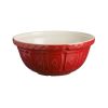 Mason Cash Color Mix S12 (4.25 Qt) Mixing Bowl | Red 2 Mason Cash Color Mix S12 (4.25 Qt) Mixing Bowl | Red -All-Clad Shop 2001.360 1
