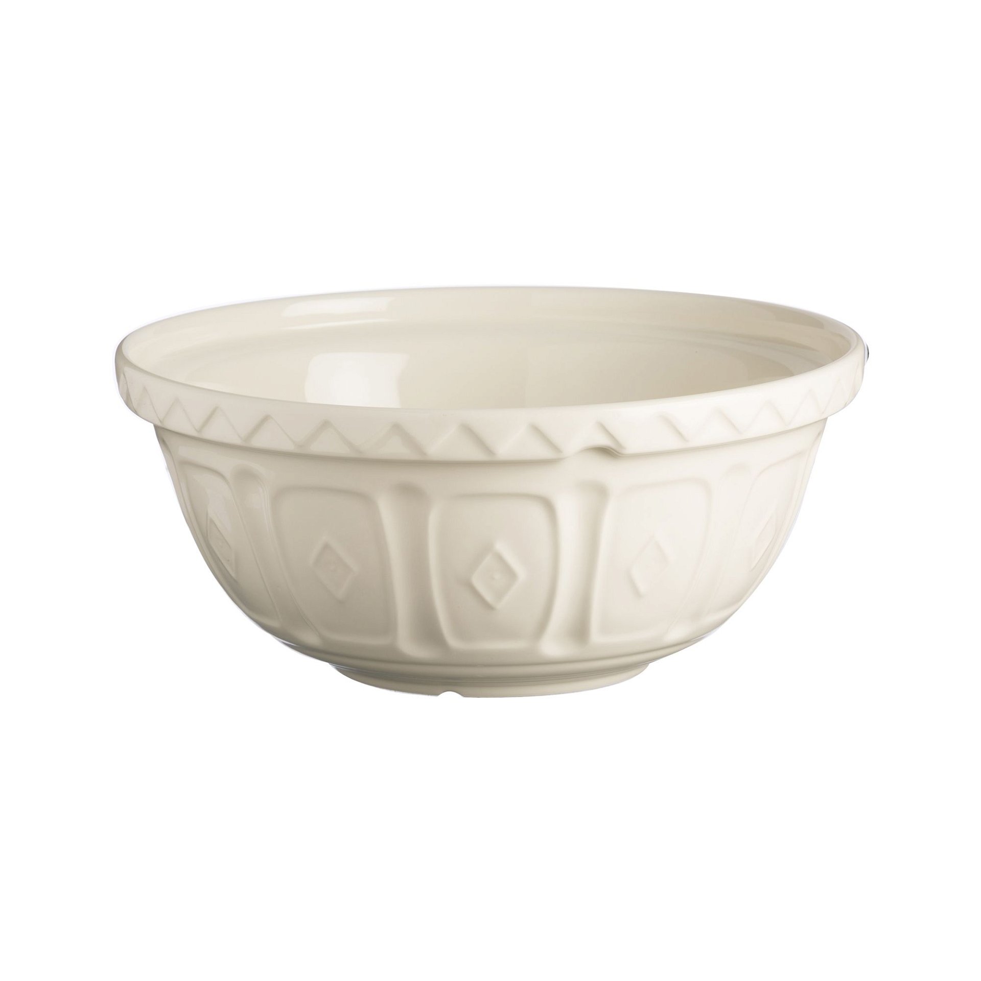 Mason Cash Color Mix S12 (4.25 Qt) Mixing Bowl | Cream Mason Cash Color Mix S12 (4.25 Qt) Mixing Bowl | Cream -All-Clad Shop 2001.838 1