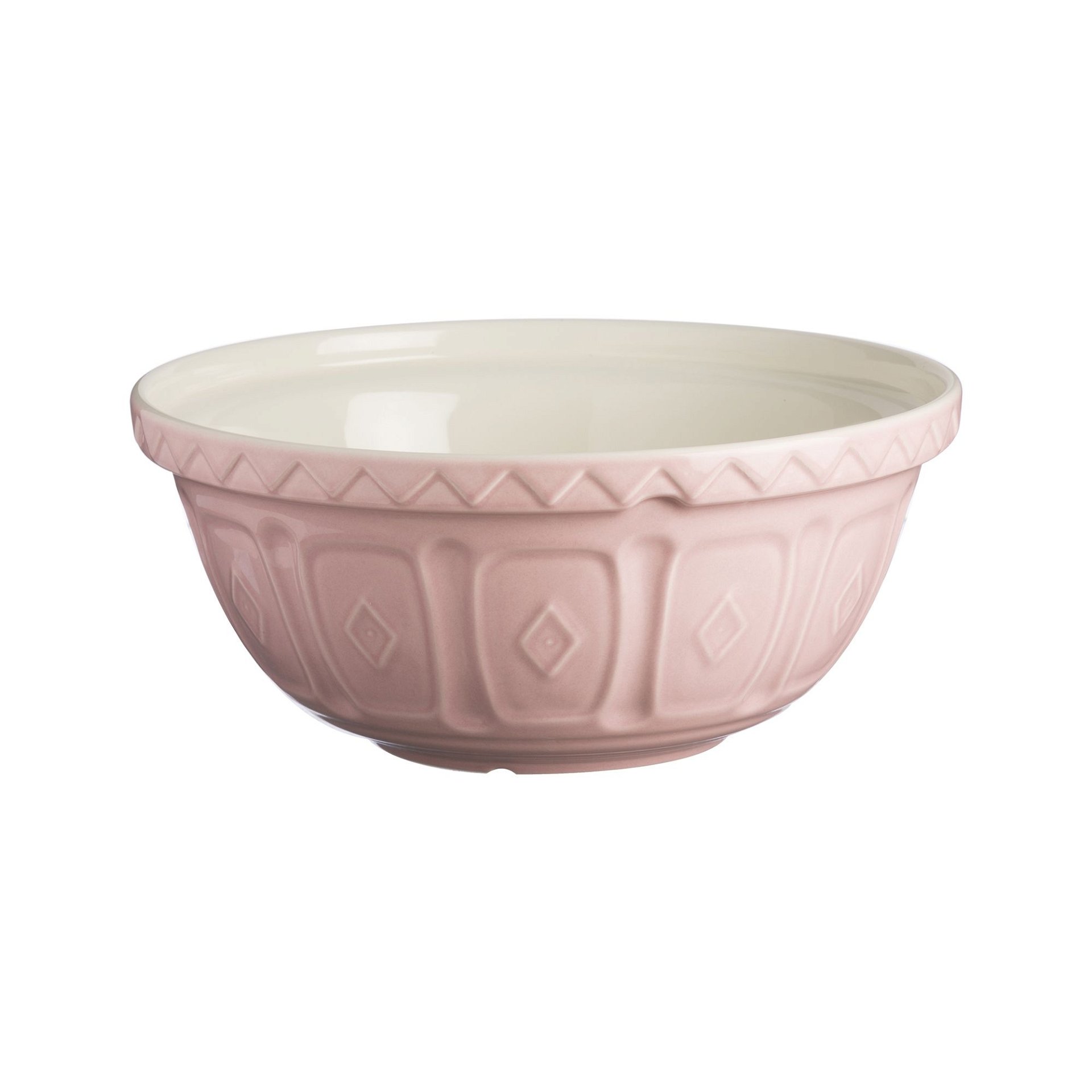 Mason Cash Color Mix S12 (4.25 Qt) Mixing Bowl | Powder Pink Mason Cash Color Mix S12 (4.25 Qt) Mixing Bowl | Powder Pink -All-Clad Shop 2001.839 1 1