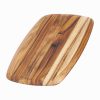 TeakHaus Edge Grain Cutting Board W/Rounded Edge (Small) | 12" X 8" X 0.55" -All-Clad Shop 202 elegant