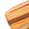 TeakHaus Edge Grain Cutting Board W/Rounded Edge (Large) | 16" X 11" X 0.55" -All-Clad Shop 204.2 elegant