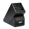 Wusthof Cutlery Wusthof 15-Slot Knife Block | Black 1 Wusthof Cutlery Wusthof 15-Slot Knife Block | Black -All-Clad Shop 2099601503 15 slot black block