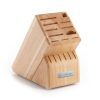 Wusthof Cutlery Wusthof 17-Slot Knife Block | Beechwood 1 Wusthof Cutlery Wusthof 17-Slot Knife Block | Beechwood -All-Clad Shop 2099601701 17 slot knife block
