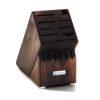 Wusthof Cutlery Wusthof 17-Slot Knife Block | Walnut -All-Clad Shop 2099601706 17 slot walnut block 3
