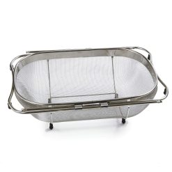 Norpro Colander Stainless Steel Expandable With Rubber Feet -All-Clad Shop 2158c