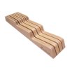 Wusthof Cutlery Wusthof 7-Slot Storage Tray | Natural -All-Clad Shop 2159620704 small in drawer knife tray