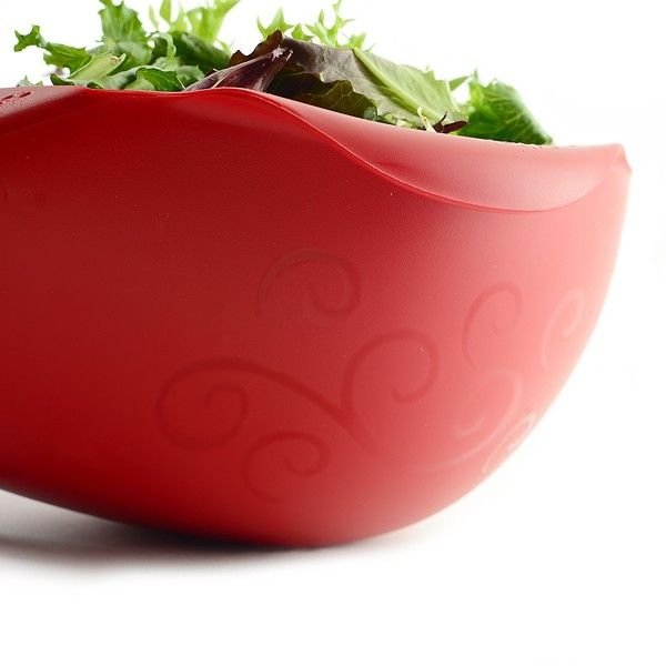 Serving Bowl with Strainer Norpro Serving Bowl With Strainer -All-Clad Shop 2176 closeup patternw