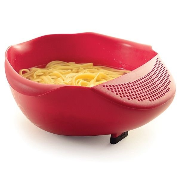 Serving Bowl with Strainer Norpro Serving Bowl With Strainer -All-Clad Shop 2176 noodlesw