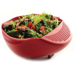 Norpro Serving Bowl With Strainer 5 Norpro Serving Bowl With Strainer -All-Clad Shop 2176 saladw
