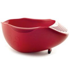 Norpro Serving Bowl With Strainer 6 Norpro Serving Bowl With Strainer -All-Clad Shop 2176 sidevieww