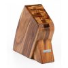 Wusthof Cutlery Wusthof 6-Slot Studio Knife Block | Acacia -All-Clad Shop 2189610605 6 slot acacia studio block 1