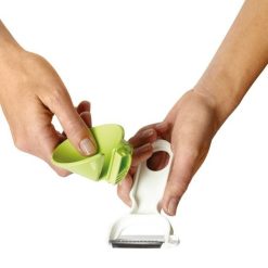 Kuhn Rikon Click'n Curl Spiralizer - 23071 -All-Clad Shop 23071 kuhn rikon click n curl spiralizer cone