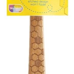 Talisman Designs 14" Beechwood Sauce Spoon | Honey Bee Collection